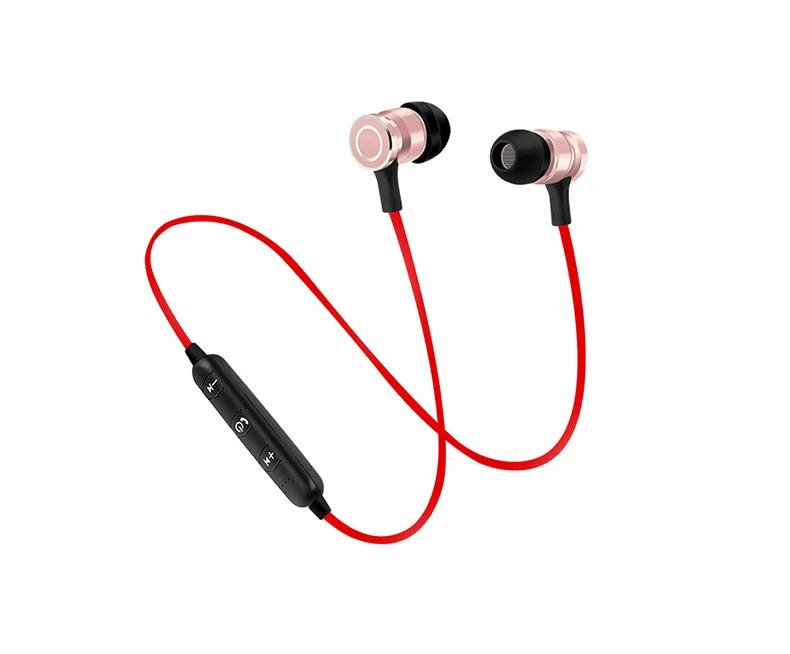 Bluetooth гарнитура Металлические Магнитные поглощающие наушники типа наушников наушники для занятий спортом двусторонние стерео одиночные и двойные уши