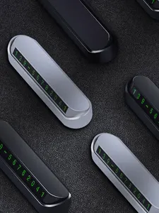 Автомобильный номерной знак карточка с телефоном для временной парковки, 13 х2, 5 см