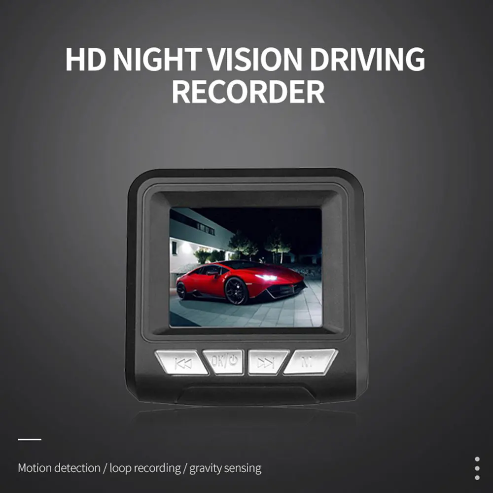 Vehemo Автомобильный видеорегистратор автомобильная видеокамера 2 дюйма HD Автомобильный видеорегистратор CMOS 1080P видеорегистратор фотография