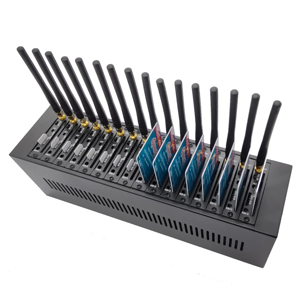 Usb Sim Modem Pool 4g Lte Sim Gateway 16 Port Multi Sim Bulk Sms Modem