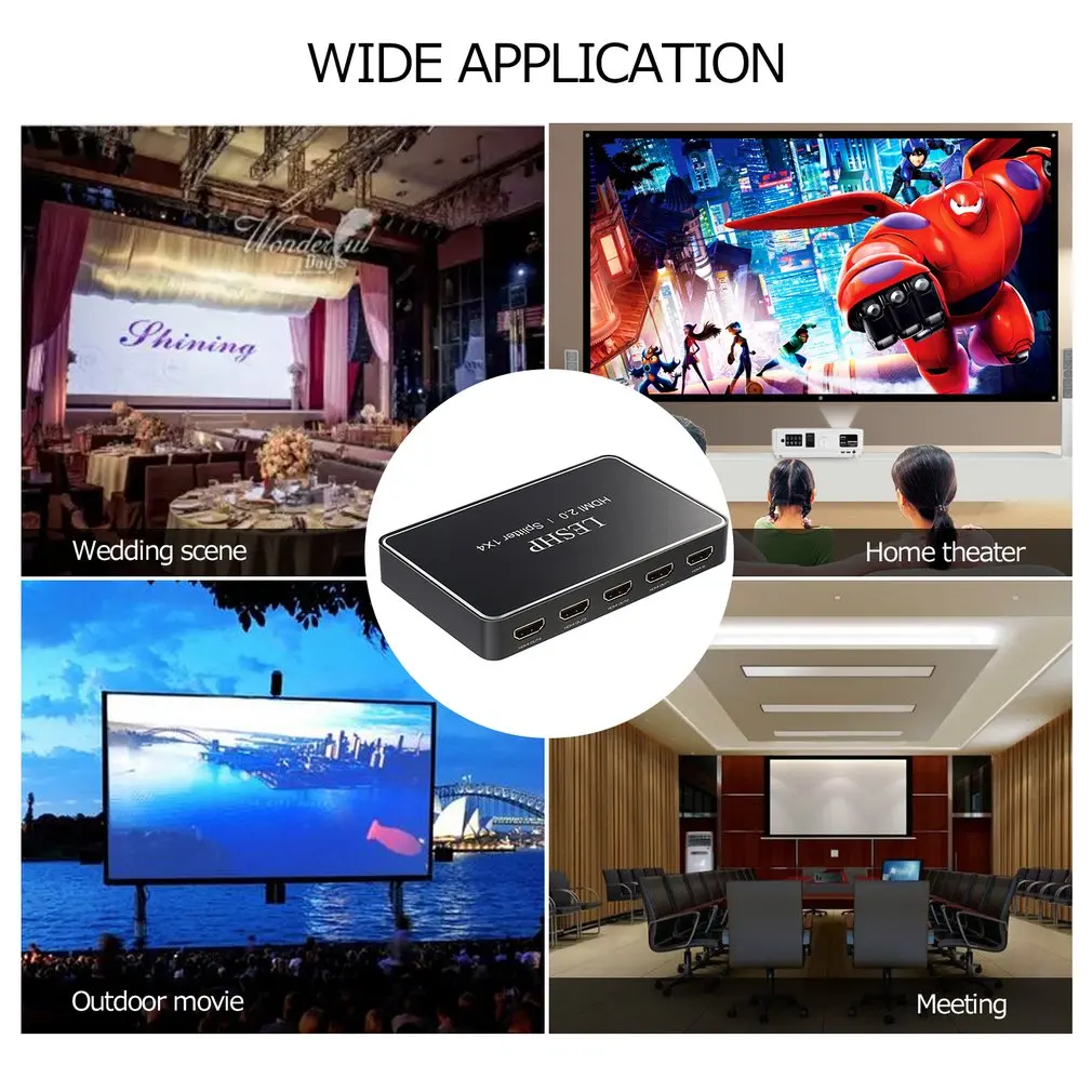 Мини-Коммутатор HDMI 4 K HD1080P 4 порта HDMI Переключатель Селектор сплиттер Met Hub IR afstandard для HD tv DVD tv BOX Z2