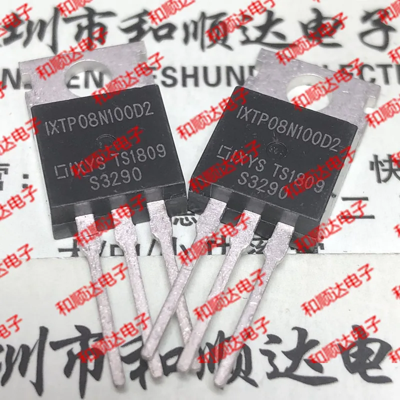 10 шт./лот IXTP08N100D2 совершенно аппарат не Привязанный к оператору сотовой связи место, чтобы-220 1000V 800mA