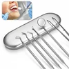 Dental Mirror Sickle Tartar Scaler Teeth Pick Spatula Dental Laboratory Equipment Dentist Gift Oral Care Tooth Cleaning Tools ► Photo 1/5