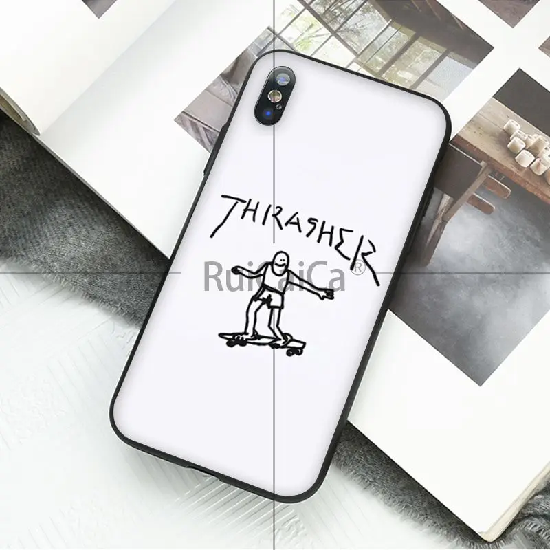 A6 Ruicaica модный тренд скейтборд Thrash Проектор DIY чехол для Apple iPhone 8 7 6 6S Plus X XS MAX 5 5S SE XR мобильные чехлы - Цвет: A6