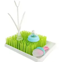 2 шт Детская Бутылочка столешница сушилка коврик для младенцев бутылочки посуда имитация газона контейнер полка