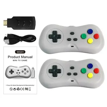

2 Players 1080P Wireless TV Video Game Console with 638 Games Mini Dual Gamepad