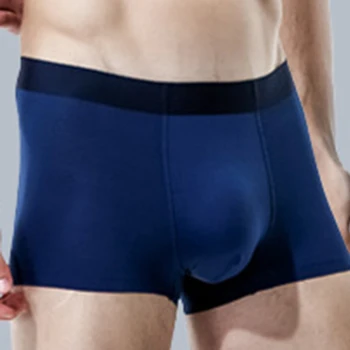 

Sexy Mens Modal Quick Dry Boxer Briefs Shorts Trunks Underwear Breathable Pouch Non-marking Men's Underwear Modal Boxer Briefs