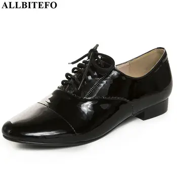 

ALLBITEFO natural genuine leather high heel shoes Round toe Frenulum women heels spring autumn simple style office ladies shoes