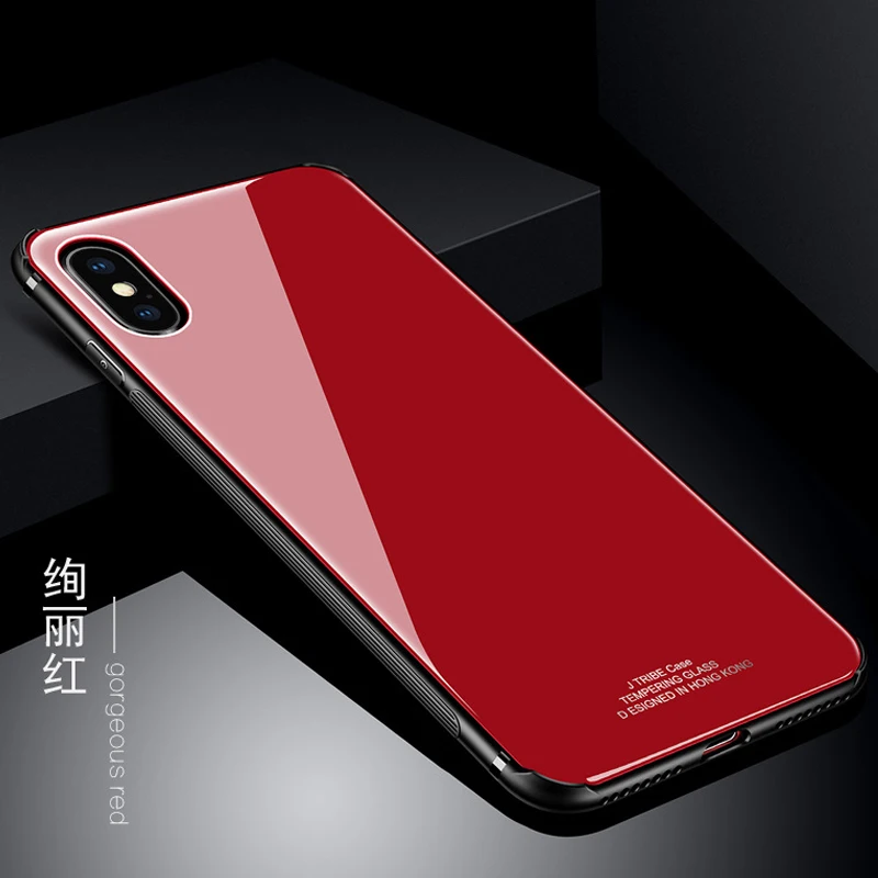 red Xinwen стеклянная задняя крышка для телефона etui, coque, чехол, чехол для samsung galaxy a10 a20 a30 a40 a50 a60 a70 a 10 20 30 40 50 60 70 Аксессуары - Цвет: red