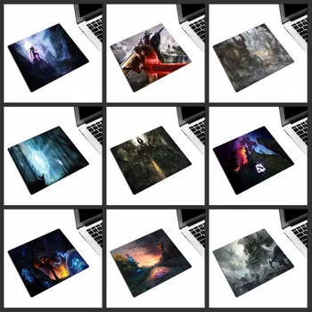 

XGZ Promotional Mouse Pad Customizedized Logo PC Laptop Table Desk Mat Rubber Stripes Non-slip Comfort for Customers Dota2 Gamer