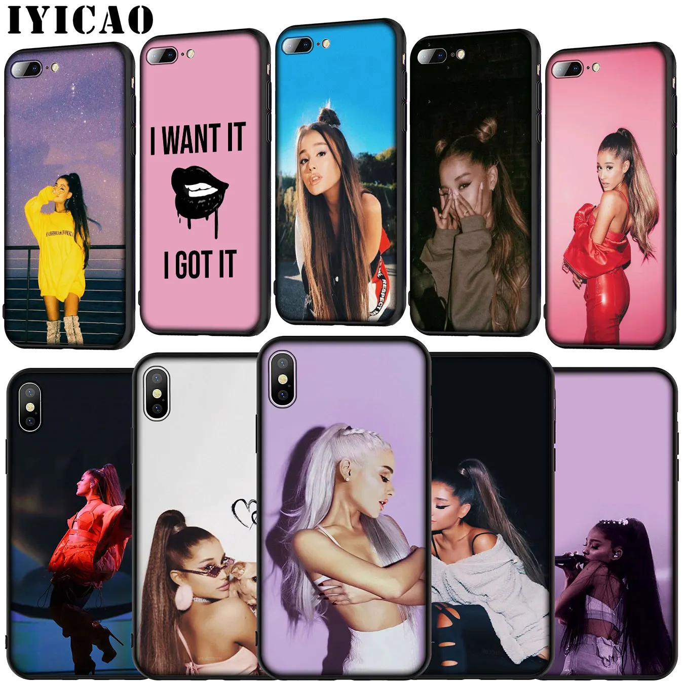IYICAO Ариана Гранде поп певица Мягкий силиконовый чехол для Huawei P30 P20 Pro P10 P9 Lite Mini 2017