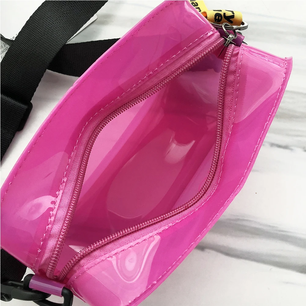 Женская Повседневная модная маленькая сумка через плечо, трендовая прозрачная ручная сумка, Большая вместительная сумка на одно плечо