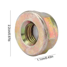 Recambio de tuerca de cuchilla Universal M10x1.25 para mano izquierda, accesorios de corte, cepillo de tuerca de cobre Q4L0