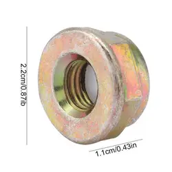 Universal M10x1.25 Left Hand Thread Blade Nut Replacements Cutter Trimmer Accessories Nut Brush Copper Q4L0