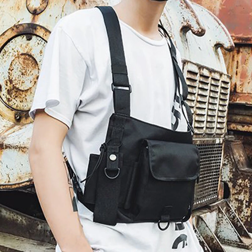 Sac Tactique Multi-usages – Bandoulière, Poitrine, Extérieur, Homme, Nylon