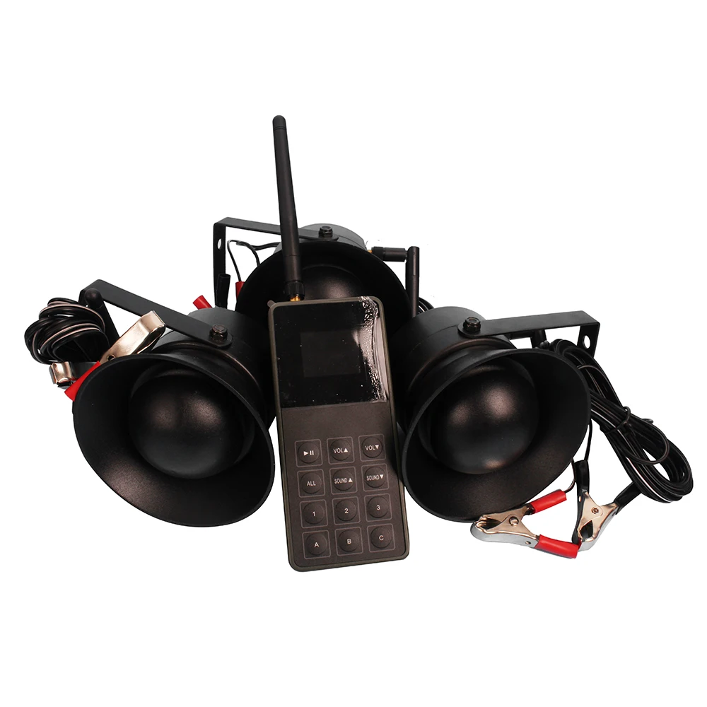 Охотничья приманка для птиц птицы звук mp3-плеер с 3 шт. 50 Вт 150 дБ громкий динамик+ 250 ярдов пульт дистанционного управления наружное устройство для манок