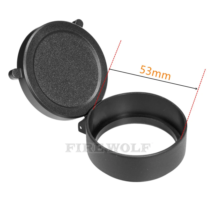 Enhanced Rifle Scope Protective Lens Cover - Quick Flip Spring-Loaded Cap