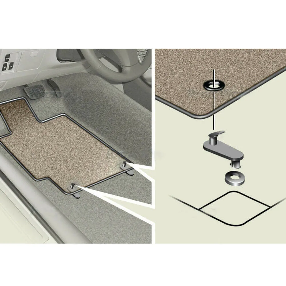2set Car Mat Clips Floor Carpet Fixing Hooks Auto Fastener Buckles Holders For TOYOTA LEXUS Accessories | Автомобили и мотоциклы