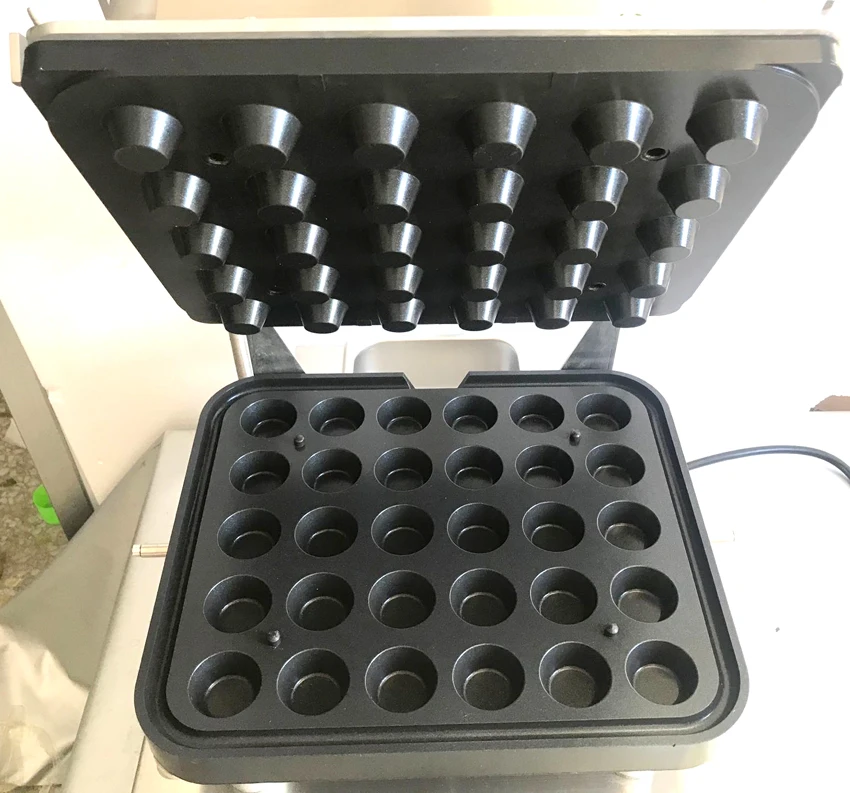 Description Picture 3 of item30-Shapes Egg Tart Maker | Non-Stick Waffle & Cheese Tart Machine 110V/220V Universal Voltage | Tart Shell Baking Equipment