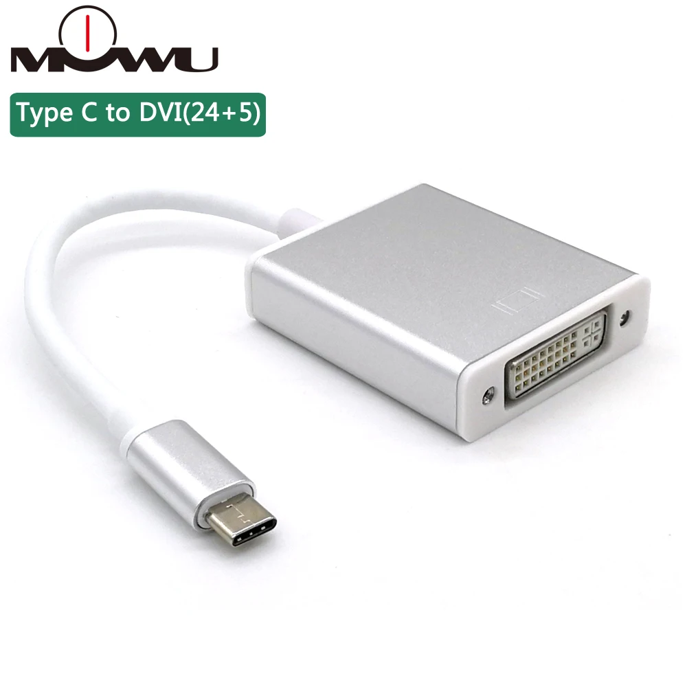 USB C к DVI конвертер кабель типа C к DVI FHD1080P@ 60Hz Thunderbolt 3 адаптер для Macbook p20 p30 Galaxy s8 s9 s10 D