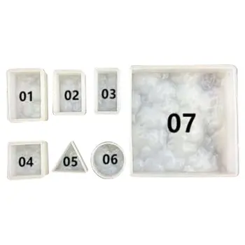 

Water Ripple Silicone Mold Resin Epoxy Handmade DIY Jewelry Making Pendant Mould Q0KE