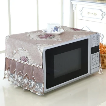 

Microwave Oven Cover Cloth Oven Cover Cloth Oil-Proof Dust Cover Kitchen Household Storage Cover Towel