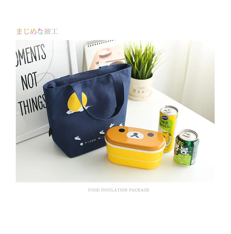 Напрямую от производителя продавая стиль Bento коробка мешок Алюминиевая фольга свежесть термальная сумка студенческая еда сумка для еды на пикник
