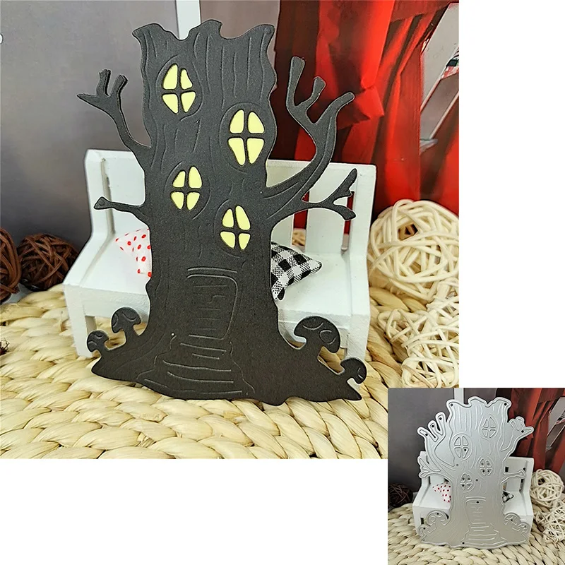 Подходит для хеллоуина металлические высекальные формы DIY бумажная карточка