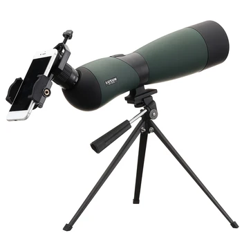 

25-75x70 HD Lens Monocular Telescope Tripod CellPhone Clip Night Vision Outdoor Waterproof Telescopes