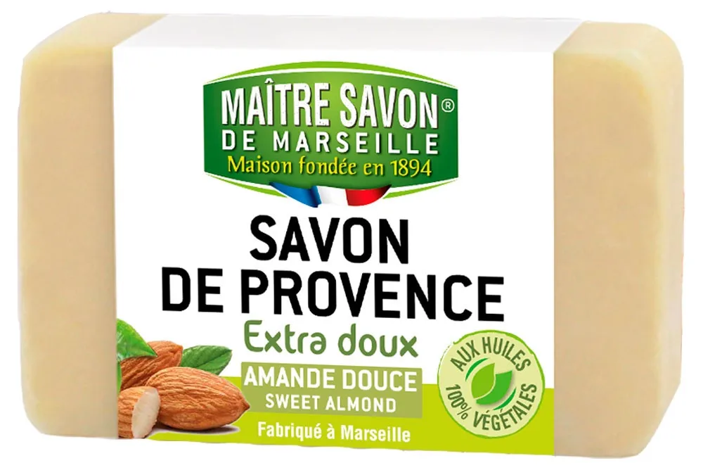 Мыло прованское Maitre Savon de Marseille Сладкий Миндаль, 200 г