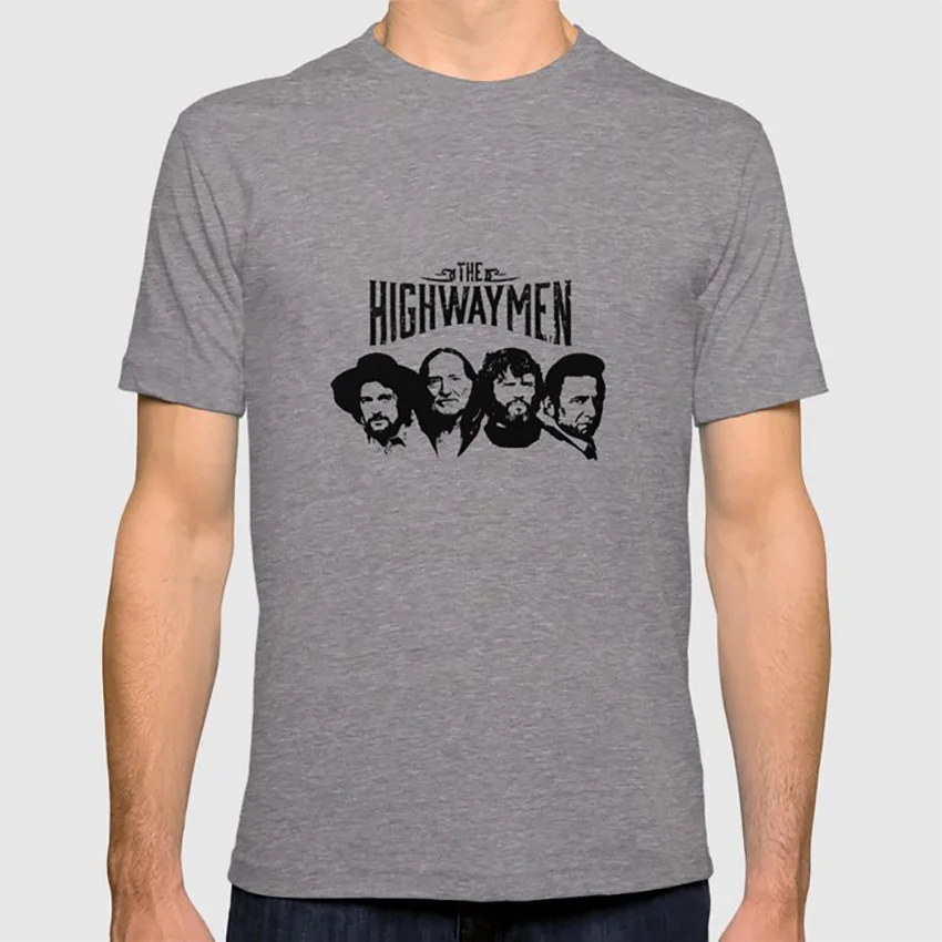 The Highwaymen, музыкальная футболка, Джонни кэш, Нельсон, Дженнингс, наличные, кристофферсон, кантри, народная музыка