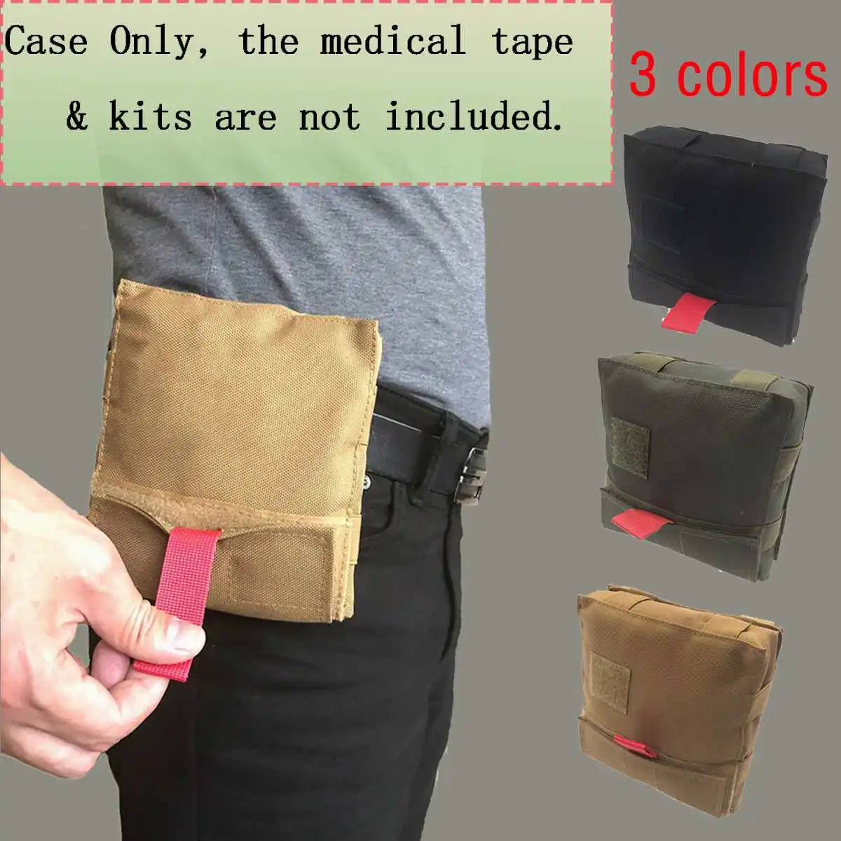 

Men Medical Waist Belt Bag Tactical Military Protection Lifesaving Waist Bag Outdoor Portable Travel Adventure For Survival