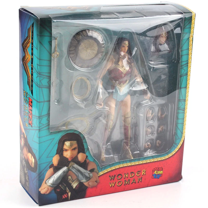 6 дюймов DC Justice League Wonder Woman Mafex 048 экшн фигурка коллекция игрушка; подарок для детей