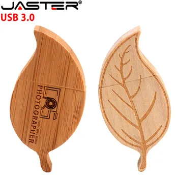 

JASTER Maple carbonized bamboo leaves model usb3.0 32GB usb flash drive usb3.0 pendrive 4GB 8GB 16GB U disk