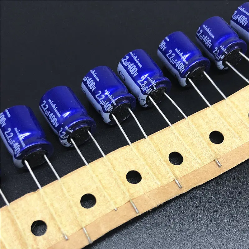 10 шт. 2 мкФ 400V NICHICON VX 10x12 5 мм 400V2.2uF алюминиевый электролитический конденсатор |