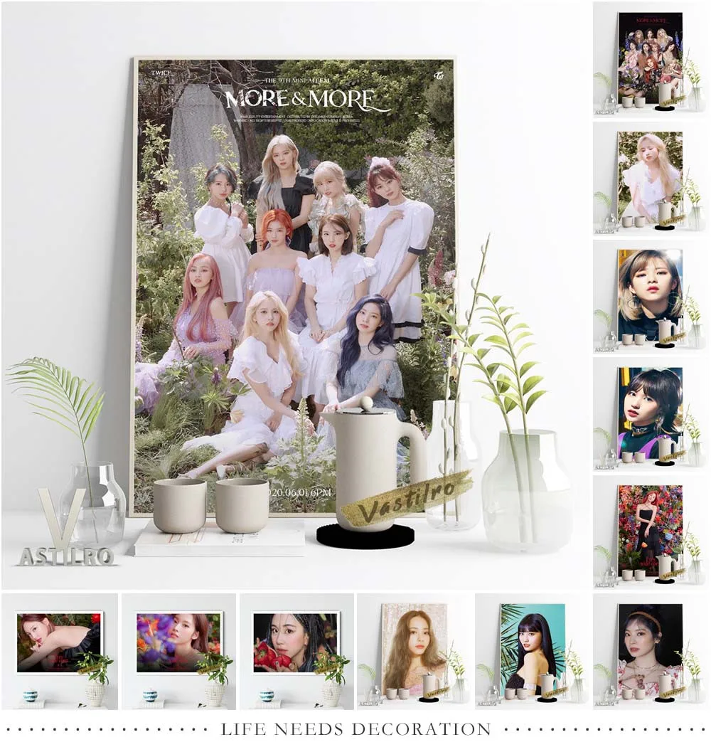 Twice K Pop Music Group Star Poster Modern Fashion Magazine Album Canvas Painting Flower Girl Art Prints Home Decor Fans Collect Painting Calligraphy Aliexpress Twice K Pop Music Group Star Poster Modern Fashion Magazine Album Canvas Painting Flower Girl Art Prints Home Decor Fans Collect Painting Calligraphy Aliexpress