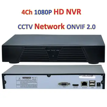 

4 Ch HD 1080P Video Recorder NVR CCTV Network ONVIF 2.0 for IP 2MP Camera System