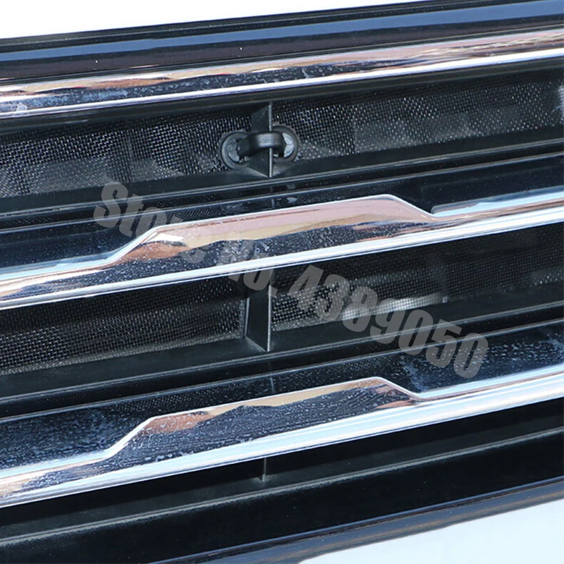 ABS+ нержавеющая сталь для Tiguan mk2 Автомобильная сетка для скрининга насекомых Передняя Решетка Вставка сетчатая отделка автомобильные аксессуары Стайлинг