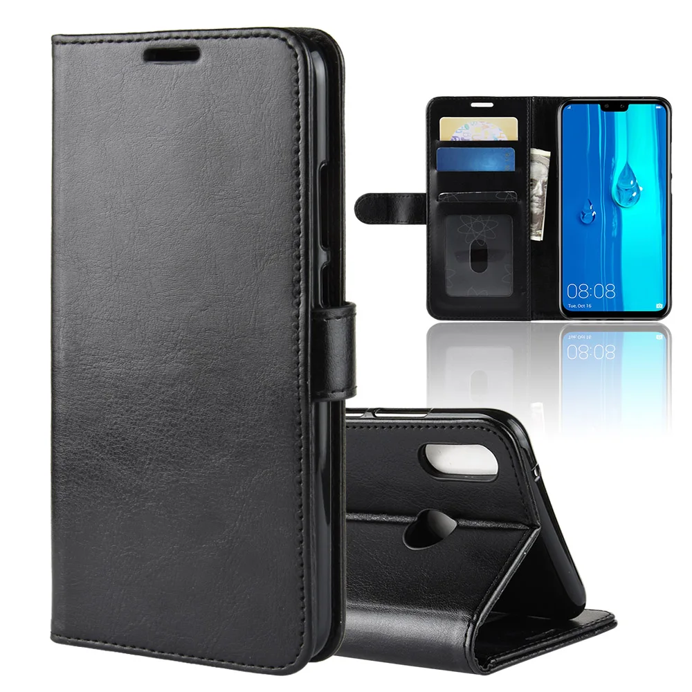 pu case for huawei Wallet Case For Huawei Y9 2018 Book Flip Cover PU Leather Stand Phone Cases For Huawei Y9 2019 Leather Case Cover Y9 2018 Shell huawei phone cover