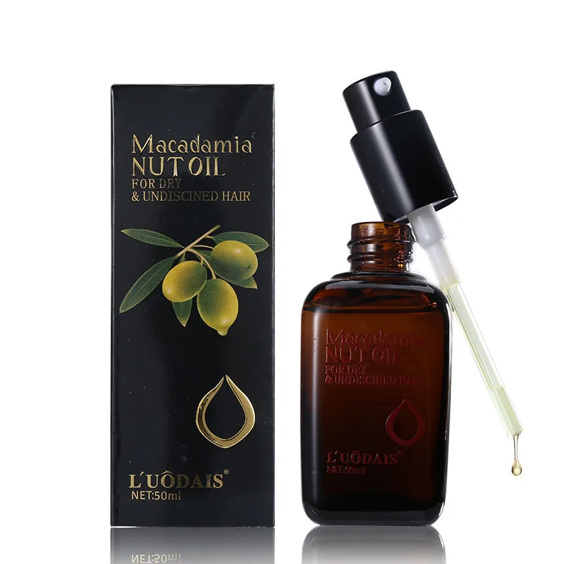 Puro da Porca de Macadâmia do Tratamento do Couro Cabeludo do Óleo do Argan da Máscara Seca e Danificada do Cabelo 100% dos Cuidados 50ml para a Nutrição Óleo Marroquino Capilares 4 do argan da máscara 100% dos cuidados