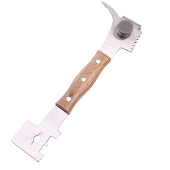 

1 pcs Standard scraper Stainless steel pollen shovel Apiary Suit beekeeper Beekeeping tools Honey Bee Hives equipment #R20