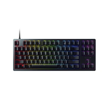 

Razer Huntsman Tournament Edition Mechanical Keyboard Linear Optical Switch Gaming 87 Keys RGB Backlight Wired Keyboard Black