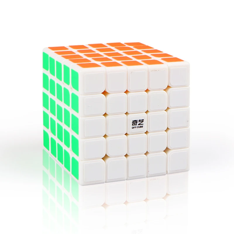 QiYi cube 5 qidi 5x5x5 магический пользовательский пазл 6,2 см абс пластик 2x2 скоростные Кубики Игрушки для детей Образование