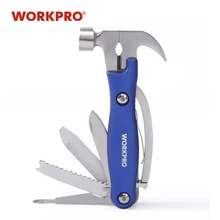 WORKPRO 12 w 1 wielofunkcyjne szczypce zestaw narzędzi ręcznych szczypce do zdejmowania izolacji młotek z nóż składany piła plik śrubokręt narzędzia kempingowe nowy