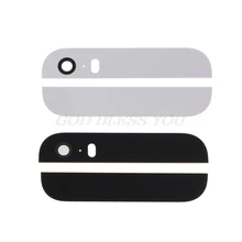 Replacement-Panel Back-Glass iPhone 5s Top And for Black White-Color Bottom