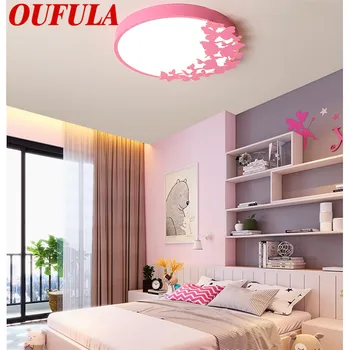 

OUTELA Children's Ceiling Lamp Butterfly Modern Fashion Suitable For Children's Room Bedroom Kindergarten