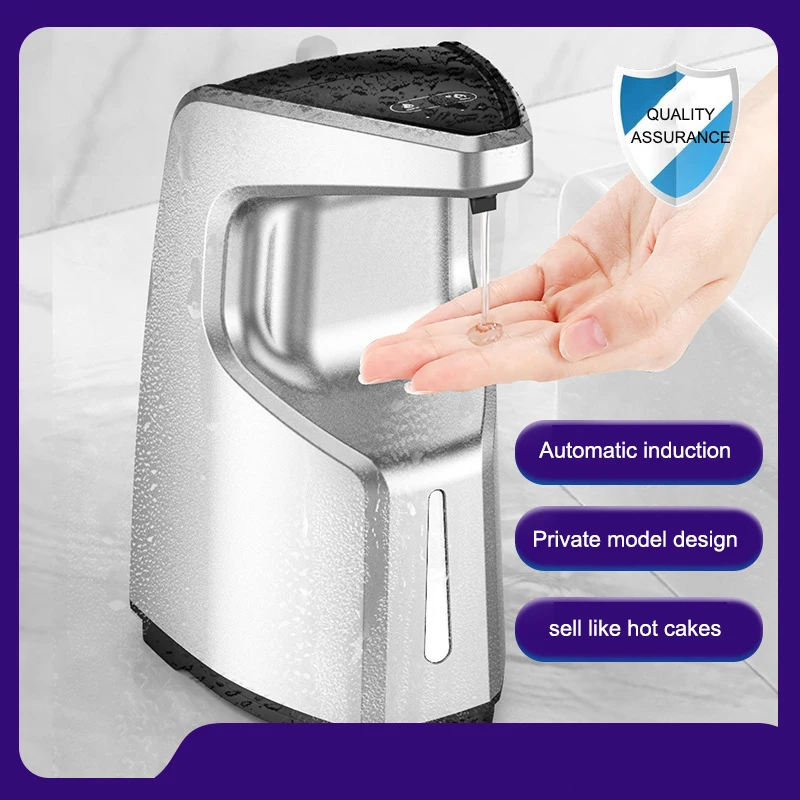 

High Quality Automatic Hand Soap Dispenser 4 modes IPX6 Induction Hand Washer for Bathroom Kitchen Alcohol Disinfection 450ml