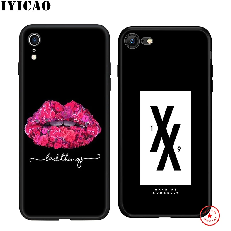 IYICAO машина пистолет Келли MGK мягкий чехол для телефона iPhone 11 Pro XR X XS Max 6 6S 7 8 Plus 5 5S SE силиконовый TPU 7 Plus