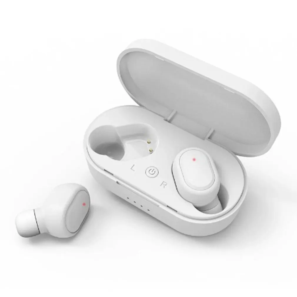

Headsets Wireless Earbuds 5.0 True Stereo Earphone Noise Cancelling Mic for Mobile Phone