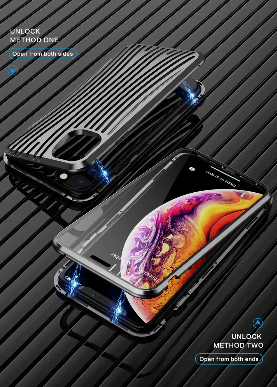 Магнитный металлический чехол FLOVEME для iphone 11 360, полная защита для iphone 11 pro max, чехол для телефона из закаленного стекла, Магнитная задняя крышка